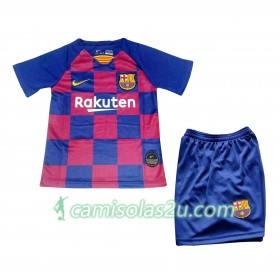 Camisolas de Futebol FC Barcelona Criança Equipamento Principal 2019/20 Manga Curta